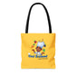 Chef Diamond and Friends Yellow Tote Bag