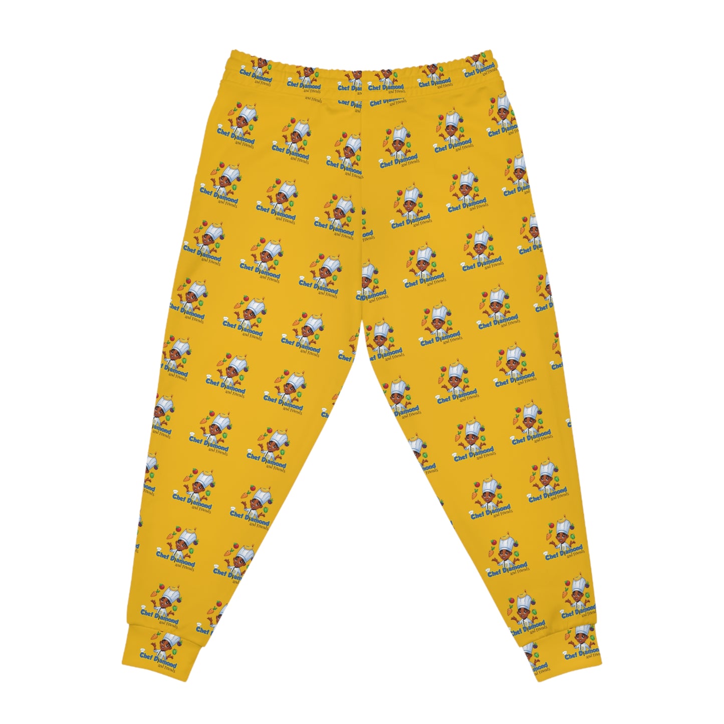 Yellow Athletic Chef Diamond and Friends Joggers