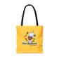 Chef Diamond and Friends Yellow Tote Bag