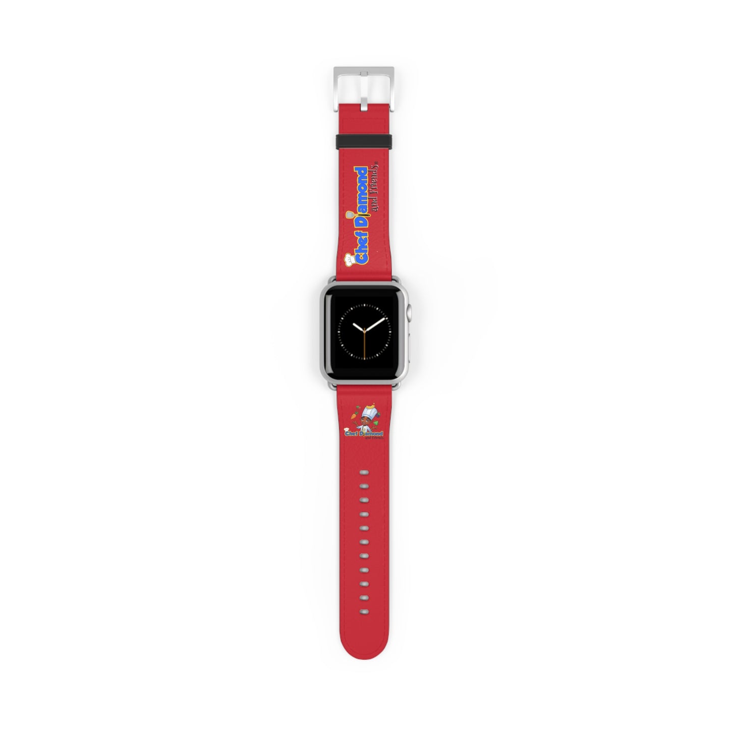 Chef Diamond and Friends Red Apple Watch Band