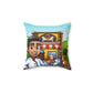 Pet Shop Square Pillow