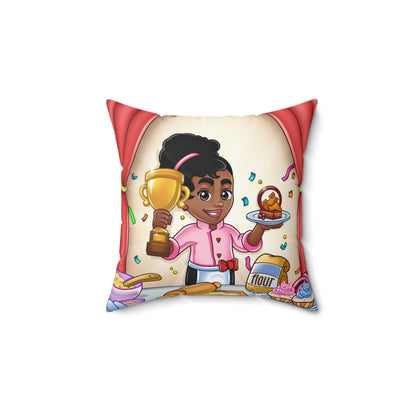 Baking Competition Square Pillow