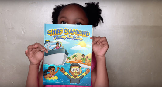 Chef Diamond Family Vacation Coloring Book